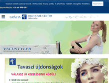 Tablet Screenshot of graciakozmetika.hu
